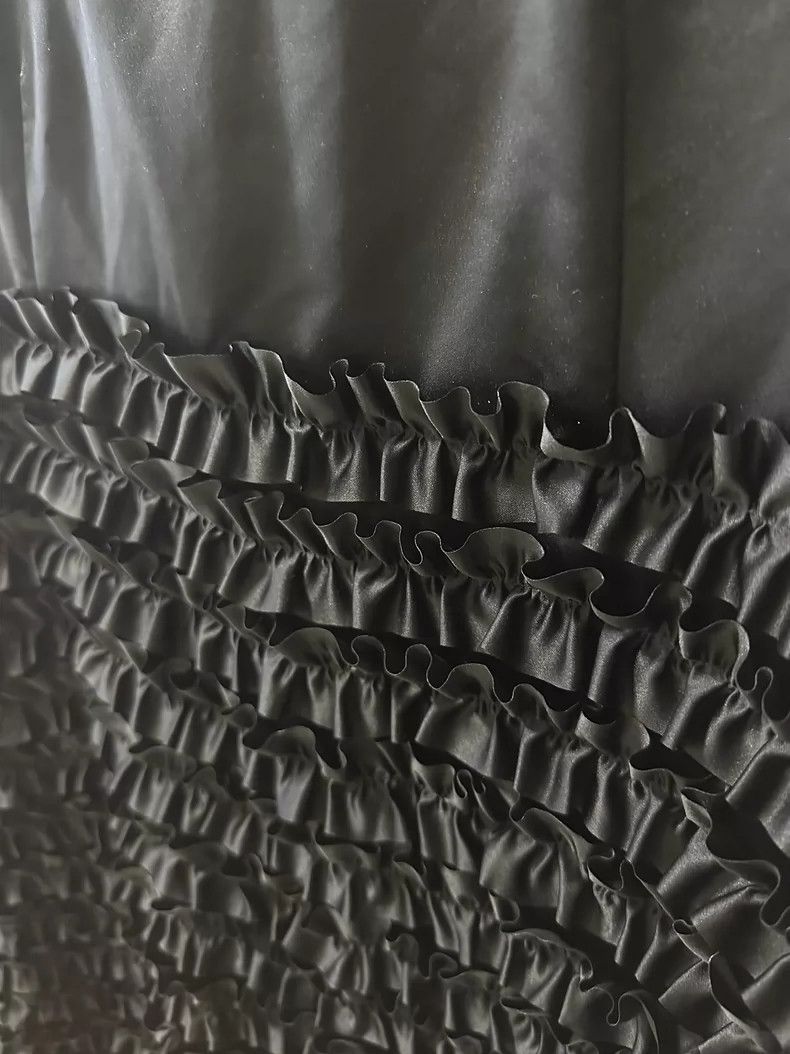 Comme des Garcons Comme des Garçons Black Ruffled Dress- DMC Size 28" / US 6 / IT 42 - 3 Thumbnail