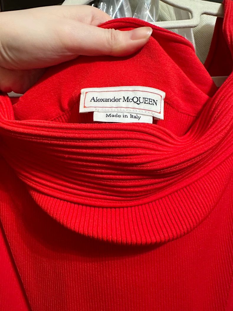 Alexander McQueen Alexander McQueen Red Slim Fit Dress- DMC Size 28" / US 6 / IT 42 - 3 Thumbnail