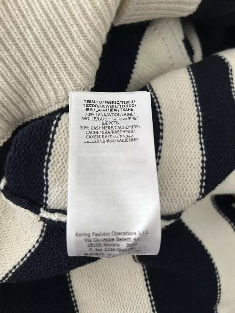 Alexander McQueen Alexander McQueen Wool Cashmere Striped Dress- DMC Size 30" / US 8 / IT 44 - 6 Thumbnail