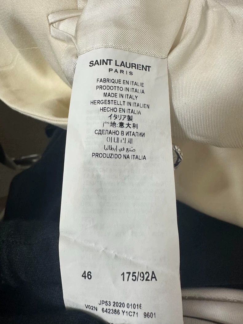 Saint Laurent Paris Saint Laurent Modern Beige Blazer Jacket Size US M / EU 48-50 / 2 - 5 Thumbnail