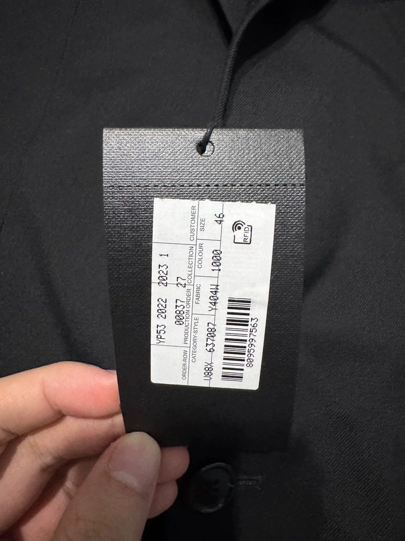 Saint Laurent Paris Saint Laurent Black Men's Suit Jacket New Size US L / EU 52-54 / 3 - 3 Thumbnail