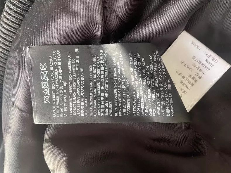 Saint Laurent Paris Saint Laurent Black Varsity Jacket with Stripes Size US M / EU 48-50 / 2 - 3 Thumbnail