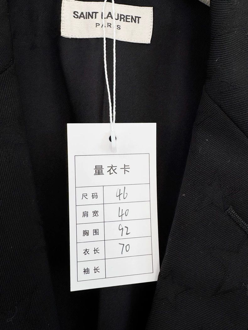 Saint Laurent Paris Saint Laurent Wool Suit Jacket with Stars Size US M / EU 48-50 / 2 - 8 Thumbnail