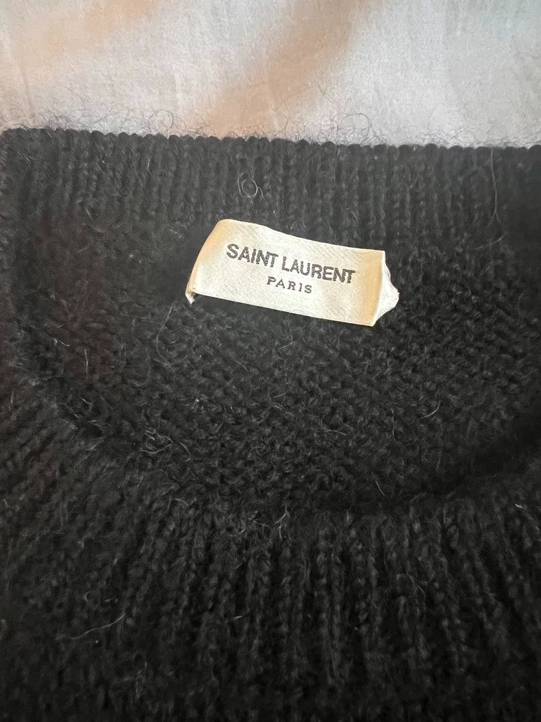 Yves Saint Laurent YSL Knitted Sweater with Unique Pattern Size US M / EU 48-50 / 2 - 3 Thumbnail