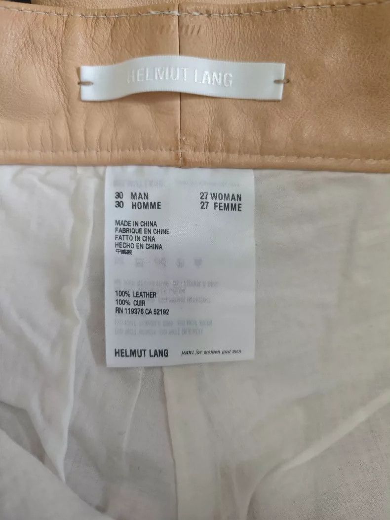 Helmut Lang Helmut Lang Women's Leather Pants Size 30" / US 8 / IT 44 - 4 Thumbnail