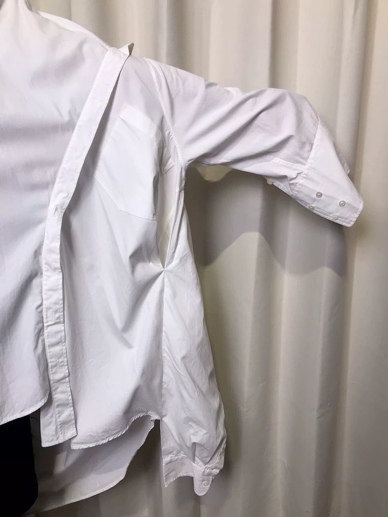Helmut Lang Helmut Lang Deconstructed Layered Shirt Dress Size M / US 6-8 / IT 42-44 - 4 Thumbnail