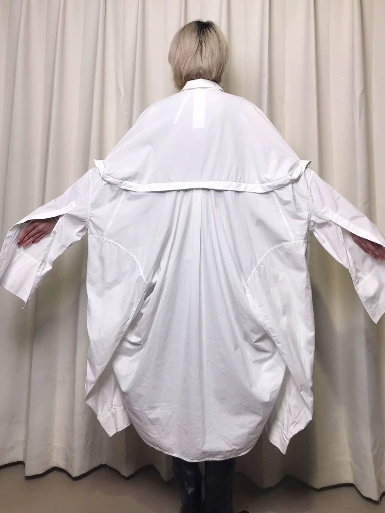Helmut Lang Helmut Lang Deconstructed Layered Shirt Dress Size M / US 6-8 / IT 42-44 - 2 Thumbnail