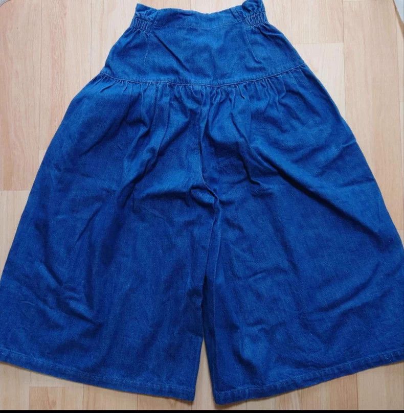 Kapital Kapital Wide-Leg Denim Skirt Pants Size 24" / US 00 / IT 34 - 5 Thumbnail