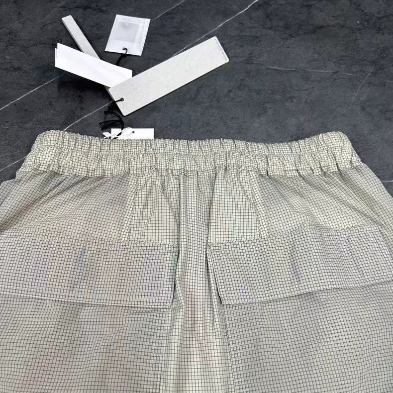 Rick Owens Rick Owens Green Cargo Pocket Shorts Size US 31 - 4 Thumbnail