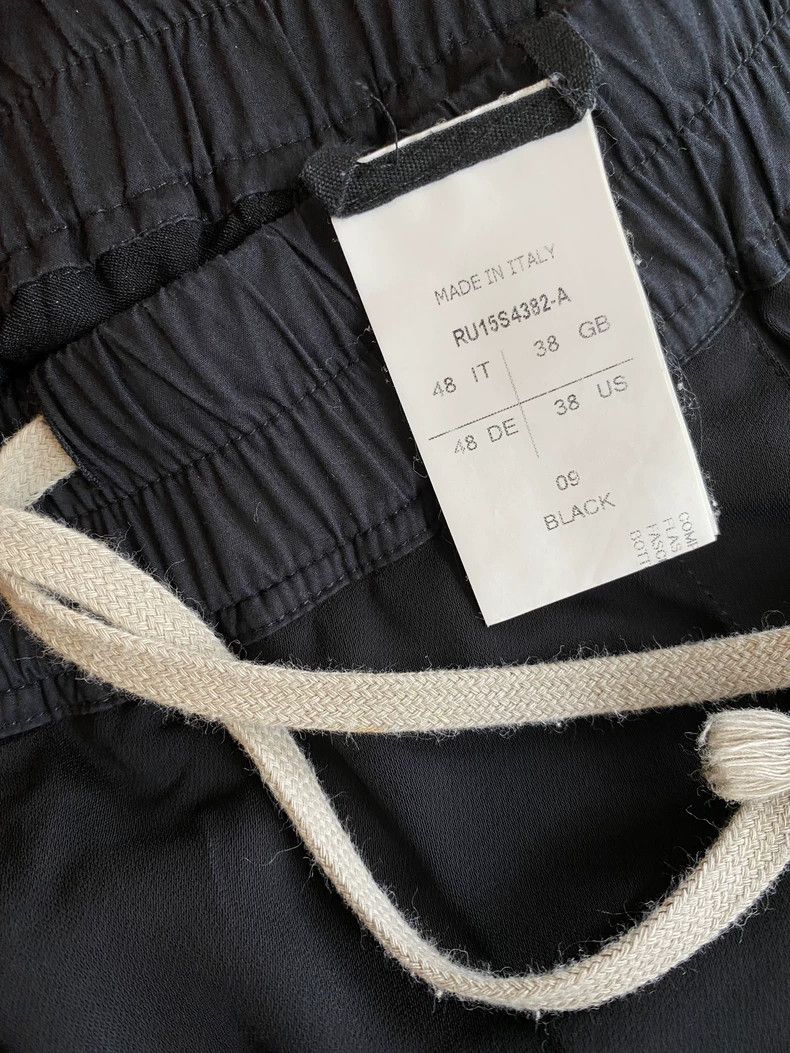 Rick Owens Rick Owens Silk Shorts with Drawstring Size US 31 - 5 Thumbnail