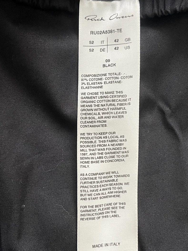 Rick Owens Rick Owens Classic Style Nine-Length Trousers Size US 31 - 4 Thumbnail