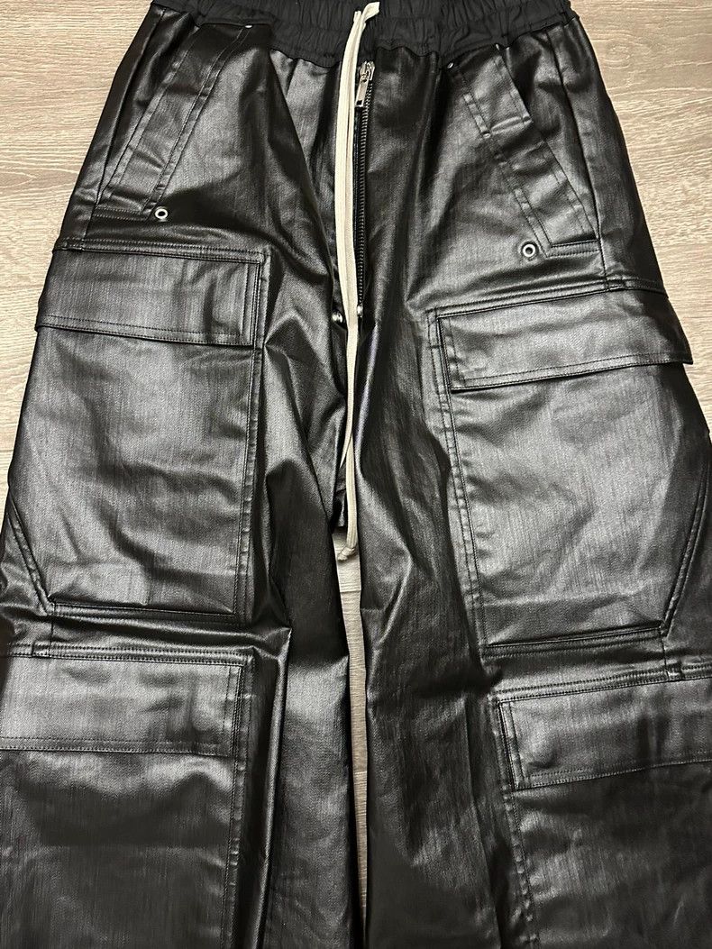 Rick Owens Rick Owens Black Cargo Pants with Pockets Size US 31 - 3 Thumbnail