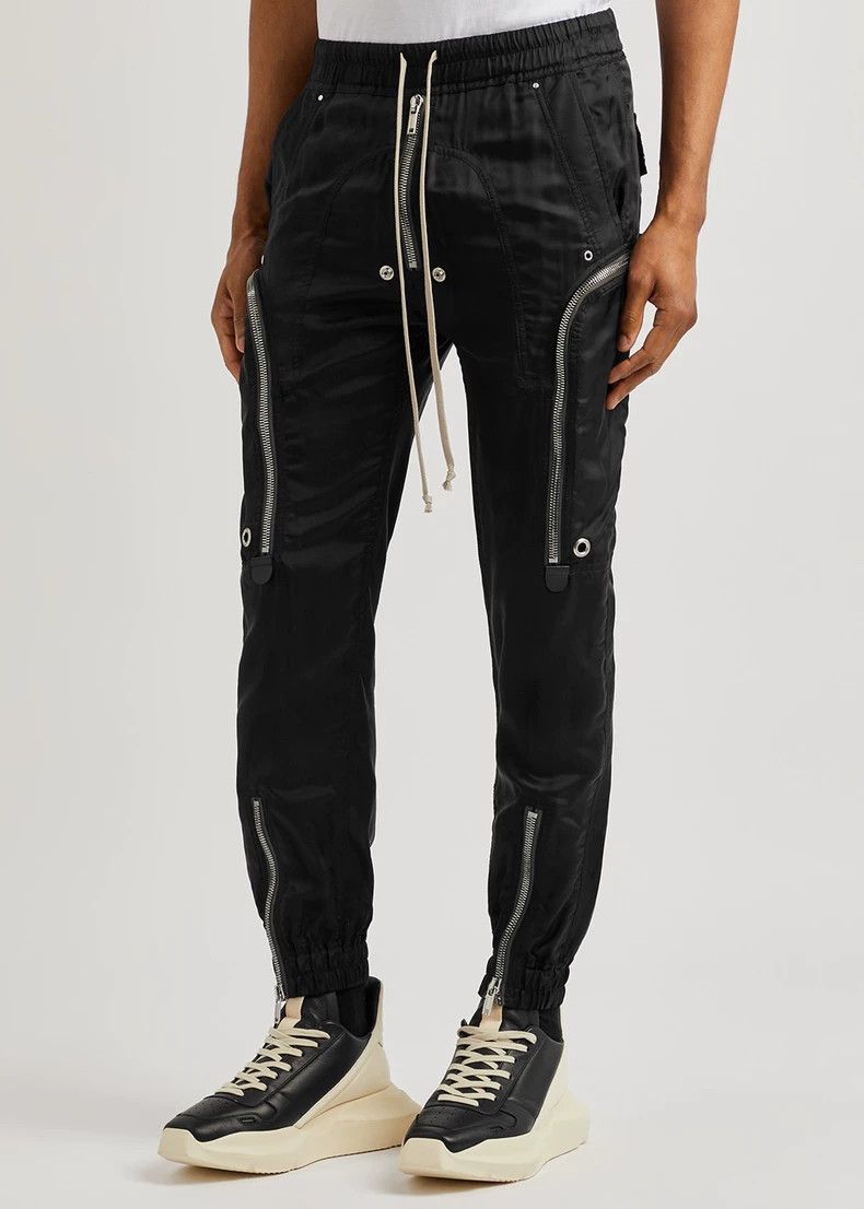 Rick Owens Rick Owens Zipper Drawstring Long Pants Size US 31 - 2 Thumbnail
