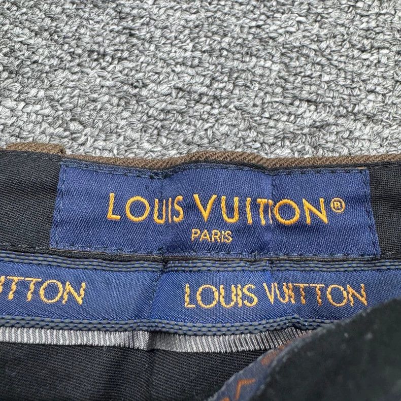Louis Vuitton Louis Vuitton Brown Embroidered Casual Pants Size US 31 - 2 Thumbnail