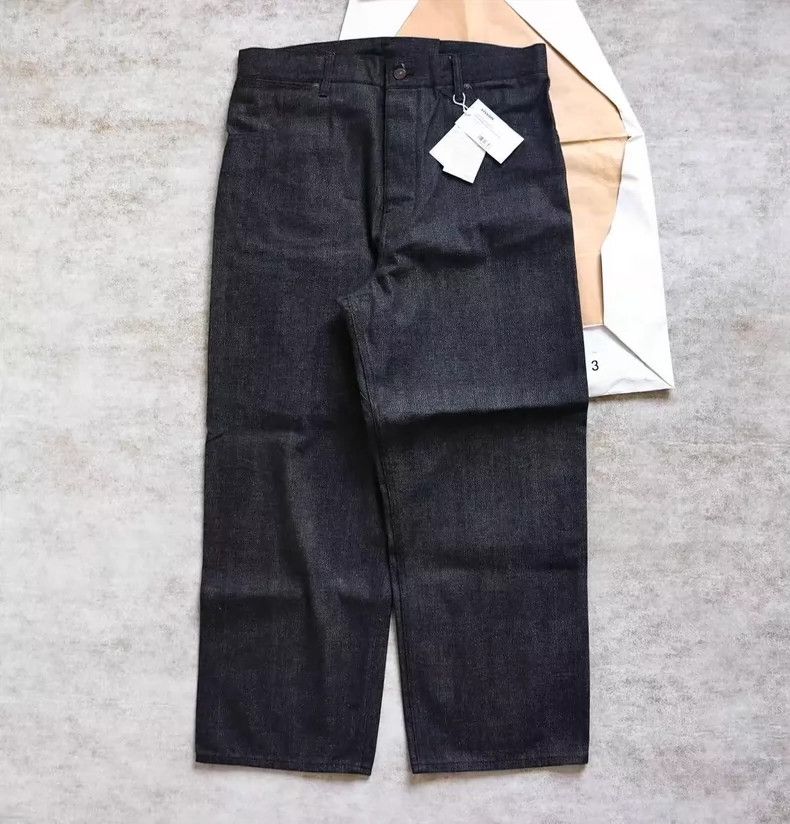 Visvim Visvim Hakama Pants Unwashed Wide-Leg Denim Size US 26 / EU 42 - 2 Thumbnail