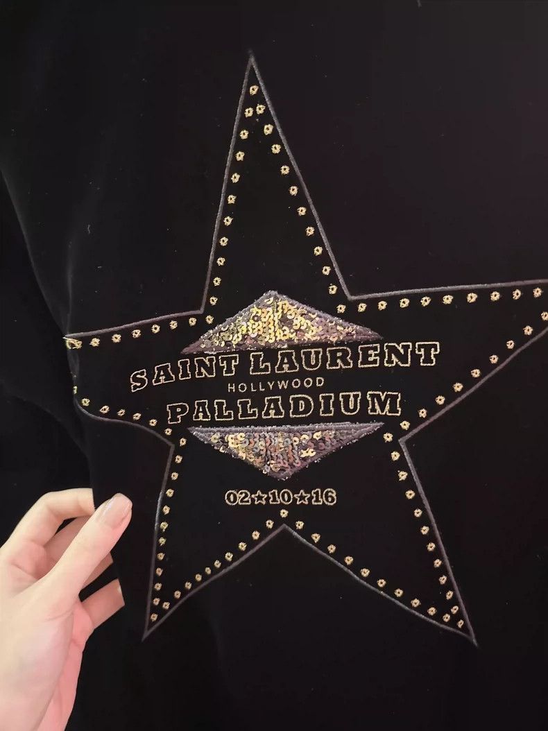 Yves Saint Laurent YSL Velvet Baseball Jacket for Stylish Look Size US M / EU 48-50 / 2 - 3 Thumbnail