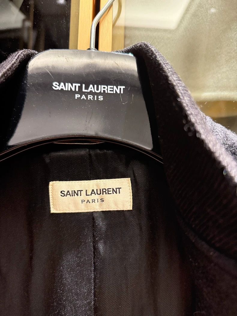 Yves Saint Laurent YSL Saint Laurent Black Baseball Wool Jacket Size US M / EU 48-50 / 2 - 4 Thumbnail