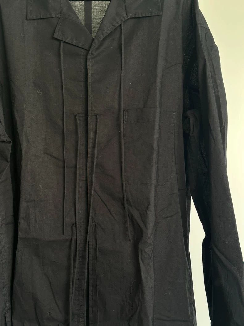 Yohji Yamamoto Yohji Yamamoto Pour Homme Black Long Sleeve Shirt Size US M / EU 48-50 / 2 - 2 Thumbnail