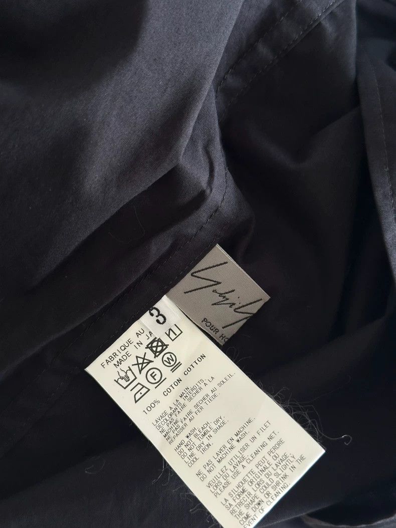 Yohji Yamamoto Yohji Yamamoto Pour Homme Black Long Sleeve Shirt Size US M / EU 48-50 / 2 - 4 Thumbnail