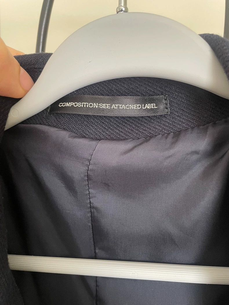 Yohji Yamamoto Y's Classic Long Coat in Dark Blue Size US M / EU 48-50 / 2 - 5 Thumbnail