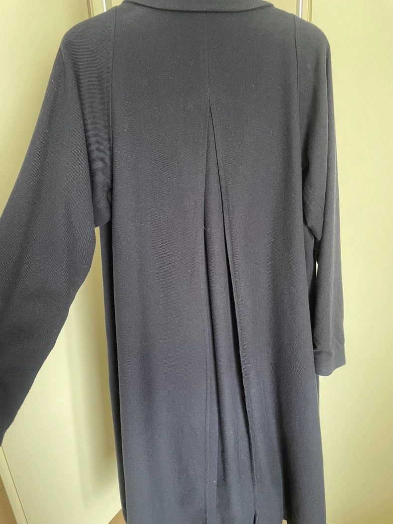 Yohji Yamamoto Y's Classic Long Coat in Dark Blue Size US M / EU 48-50 / 2 - 6 Thumbnail