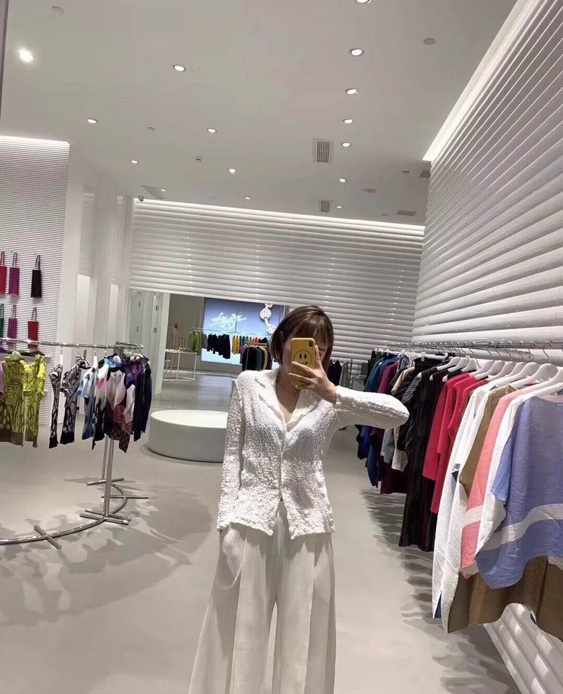Issey Miyake Issey Miyake White Long Sleeve Jacket Size US M / EU 48-50 / 2 - 2 Thumbnail