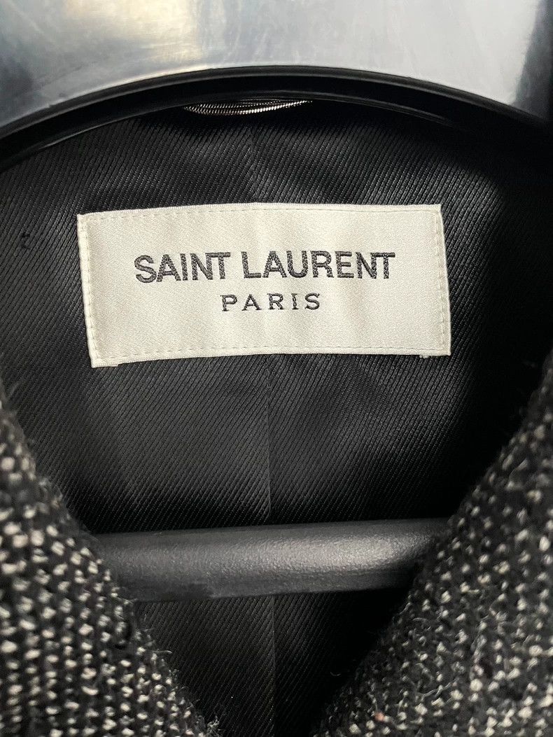 Saint Laurent Paris Saint Laurent Double-Breasted Wool Coat Size US M / EU 48-50 / 2 - 3 Thumbnail
