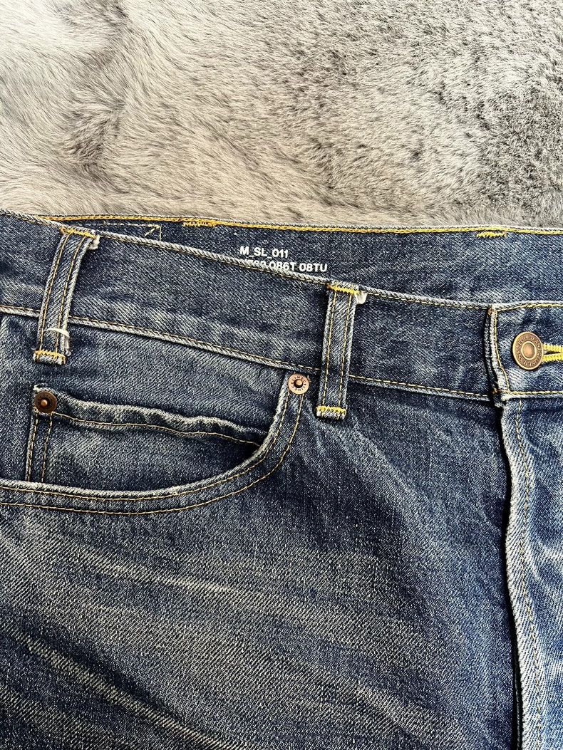 Celine Celine Vintage Union Straight Leg Denim Pants Size US 31 - 3 Thumbnail