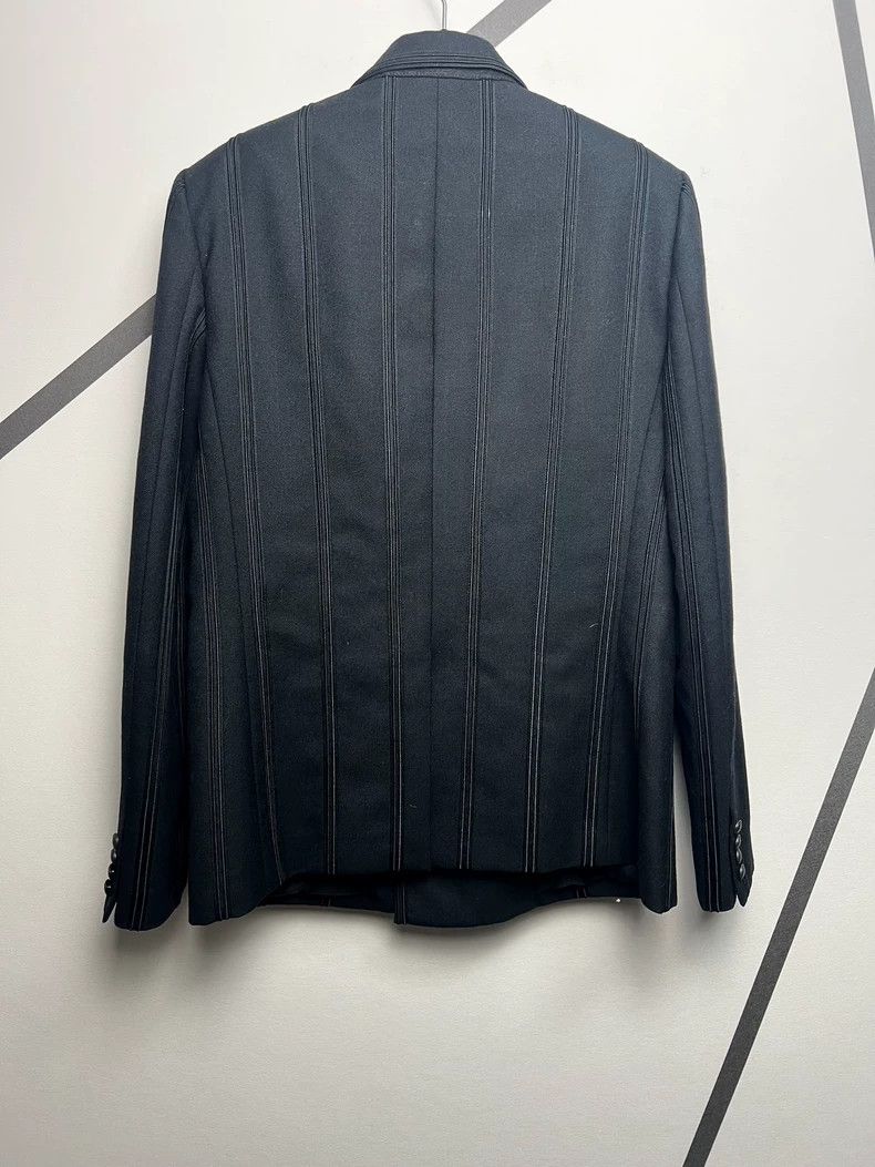 Saint Laurent Paris Saint Laurent Double-Breasted Striped Blazer Size US L / EU 52-54 / 3 - 2 Thumbnail