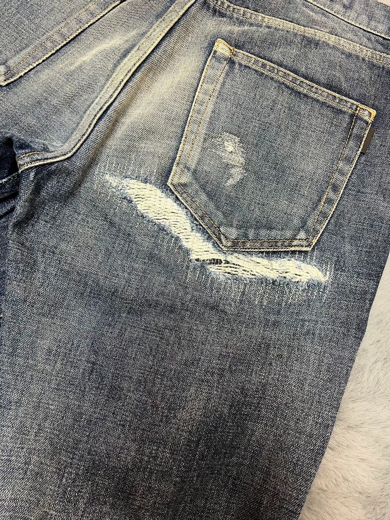 Saint Laurent Paris Saint Laurent Deep Blue Denim Pants Size 31 Size US 31 - 5 Thumbnail