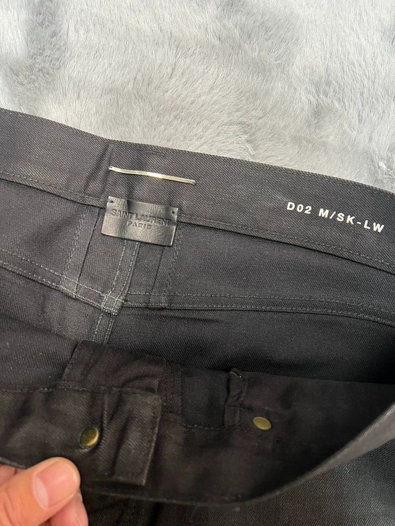 Saint Laurent Paris Saint Laurent Black Denim Pants Size 32 Size US 32 / EU 48 - 3 Thumbnail