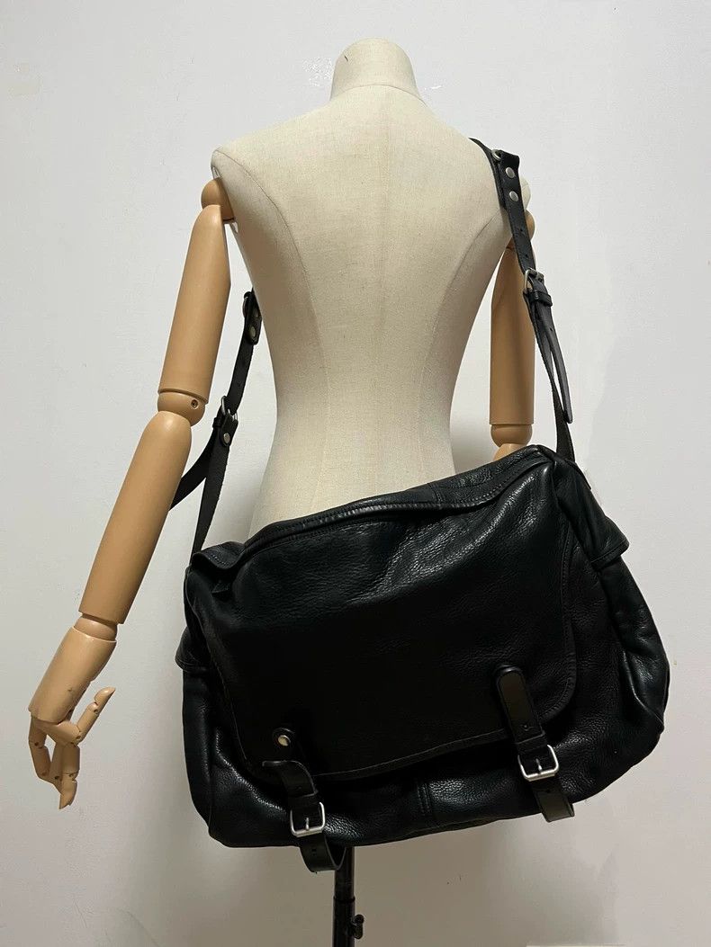 Yohji Yamamoto Yohji Yamamoto Black Messenger Bag Size ONE SIZE - 3 Thumbnail