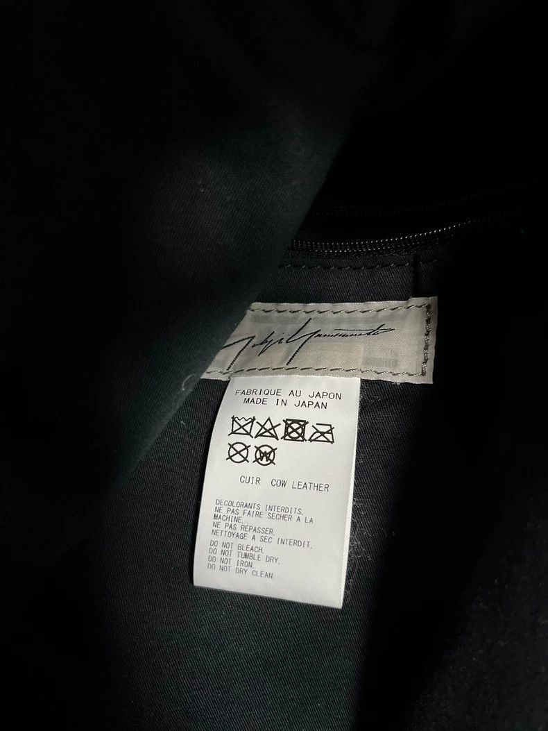 Yohji Yamamoto Yohji Yamamoto Black Backpack Handbag Size ONE SIZE - 9 Thumbnail
