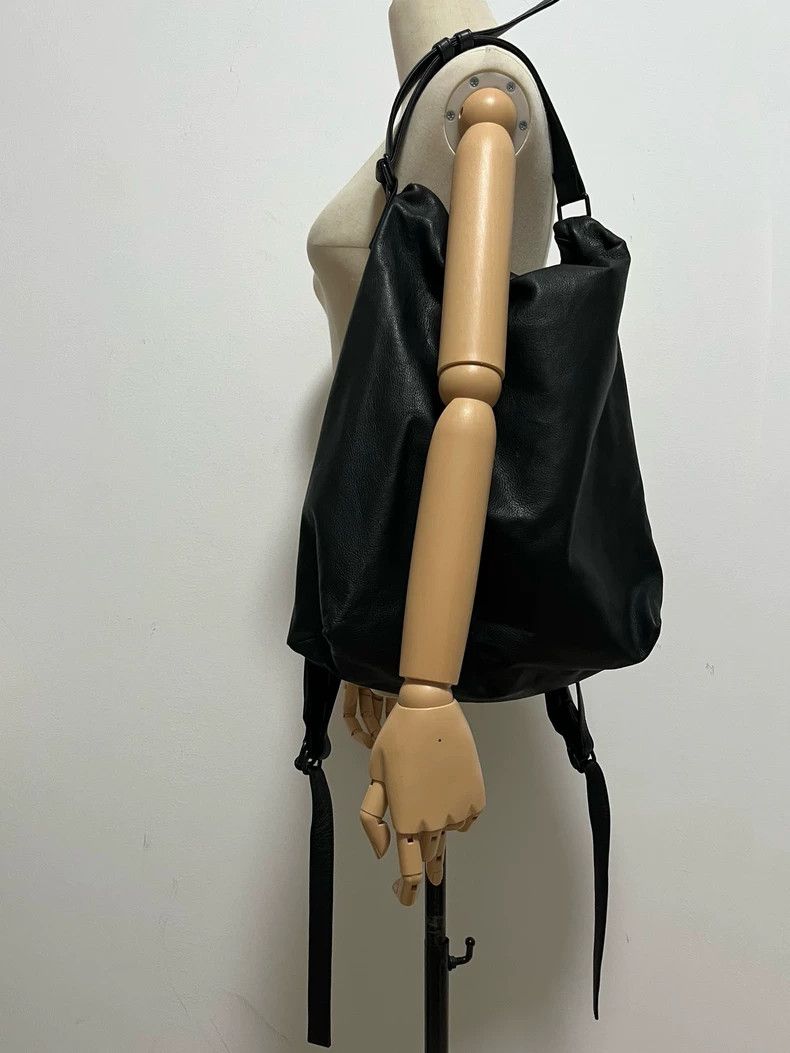 Yohji Yamamoto Yohji Yamamoto Black Backpack Handbag Size ONE SIZE - 2 Thumbnail