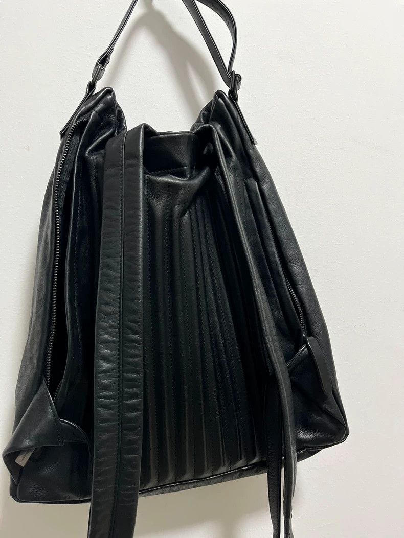 Yohji Yamamoto Yohji Yamamoto Black Backpack Handbag Size ONE SIZE - 7 Thumbnail