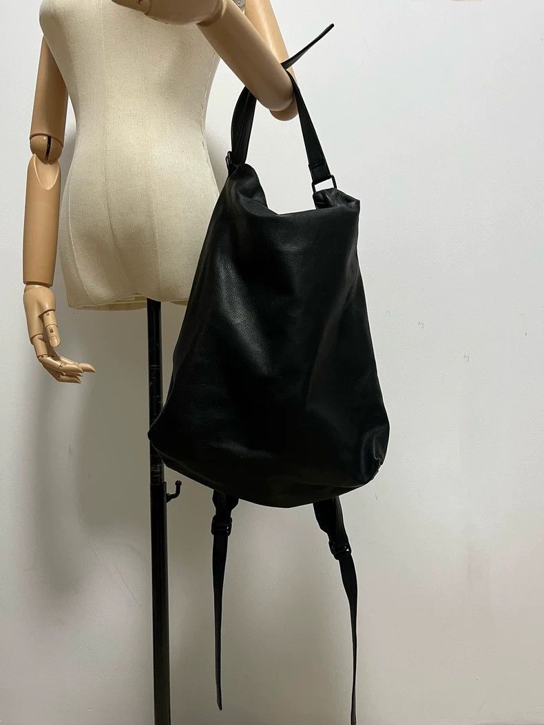 Yohji Yamamoto Yohji Yamamoto Black Backpack Handbag Size ONE SIZE - 3 Thumbnail