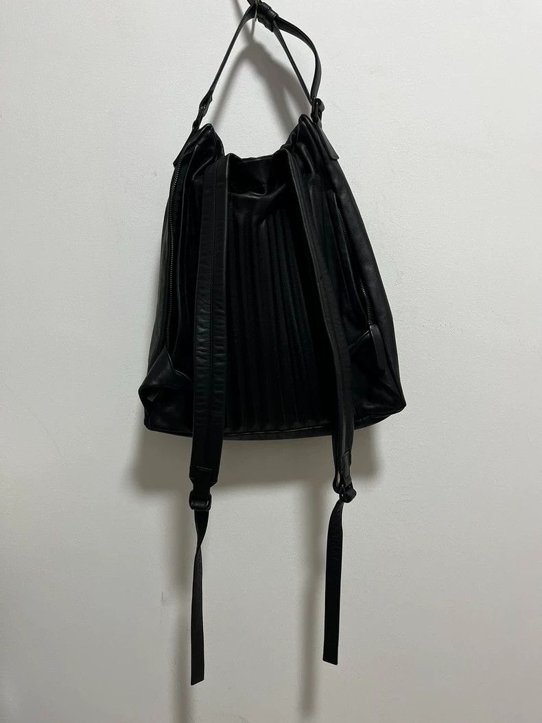 Yohji Yamamoto Yohji Yamamoto Black Backpack Handbag Size ONE SIZE - 6 Thumbnail