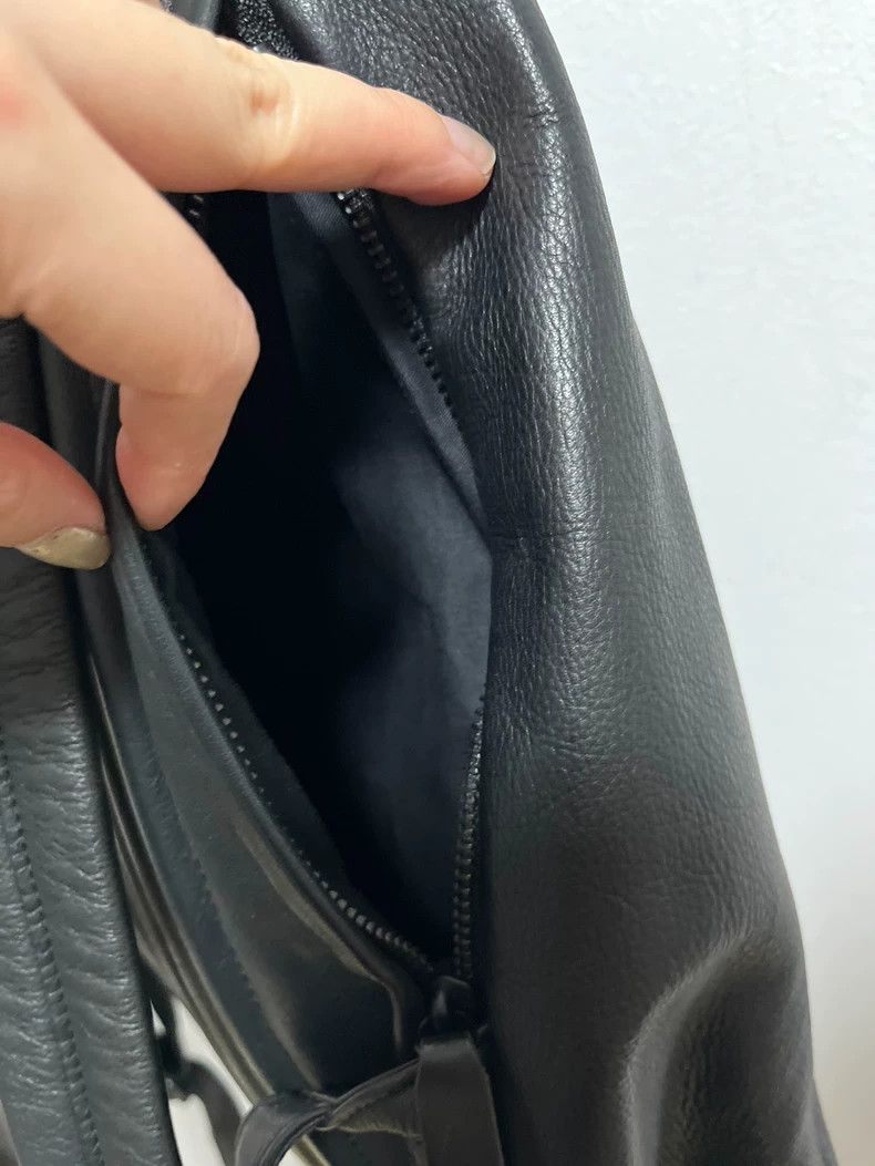 Yohji Yamamoto Yohji Yamamoto Black Backpack Handbag Size ONE SIZE - 8 Thumbnail