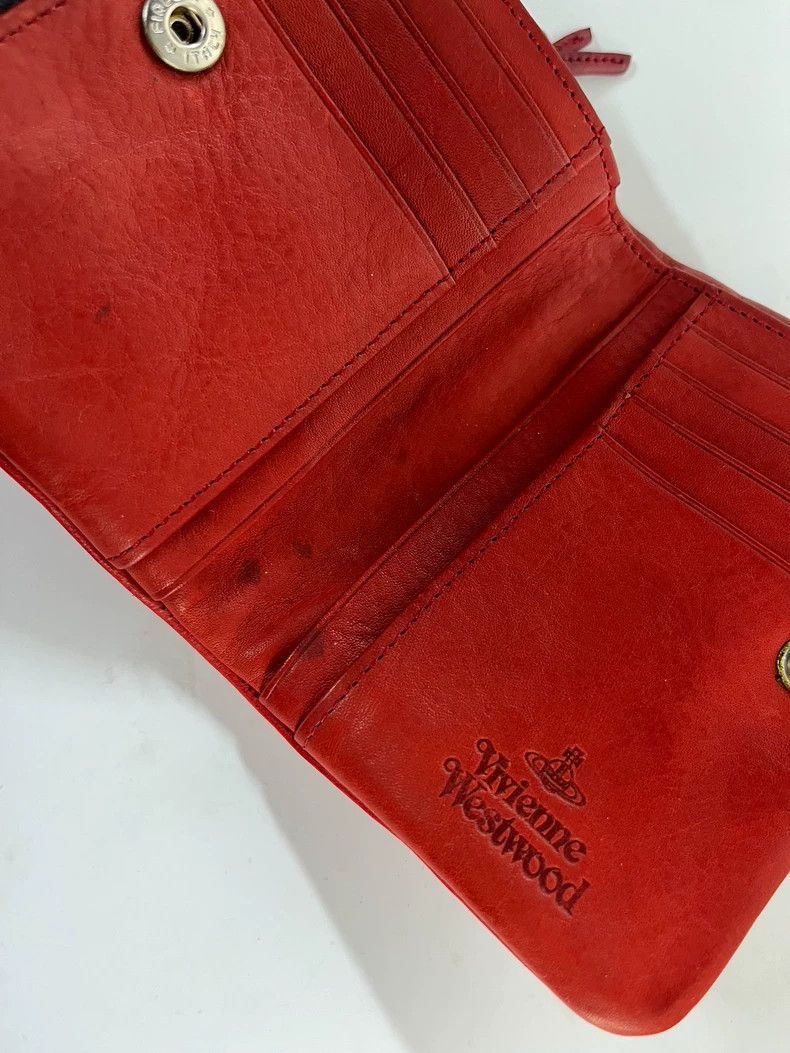 Vivienne Westwood Vivienne Westwood Red Zipper Wallet Size ONE SIZE - 8 Thumbnail