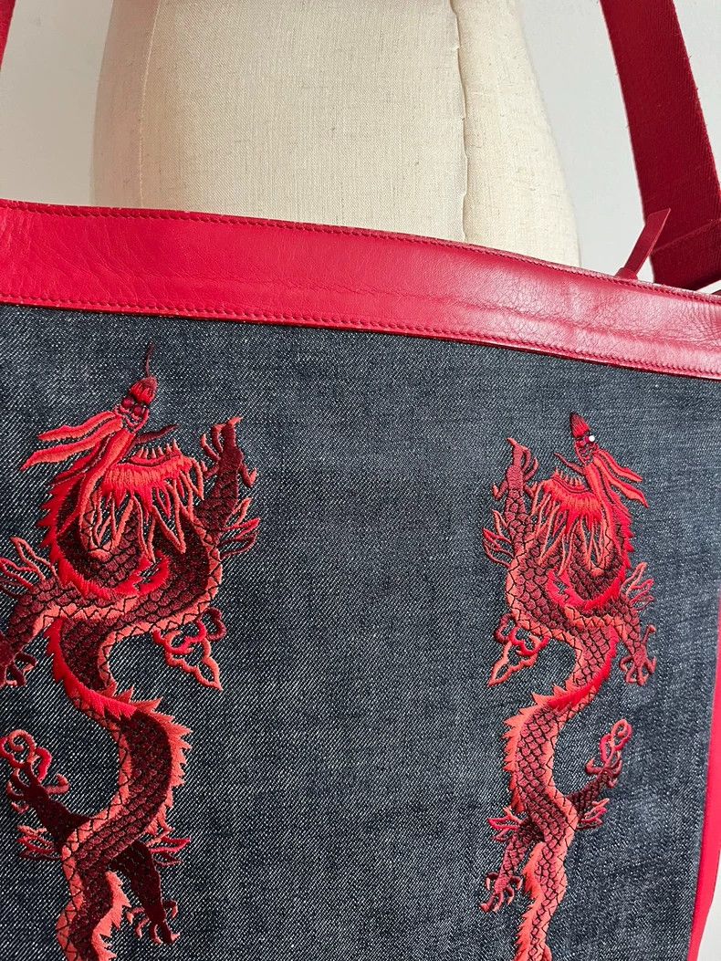 Vivienne Tam Vivienne Tam Dragon Pattern Crossbody Bag Size ONE SIZE - 3 Thumbnail