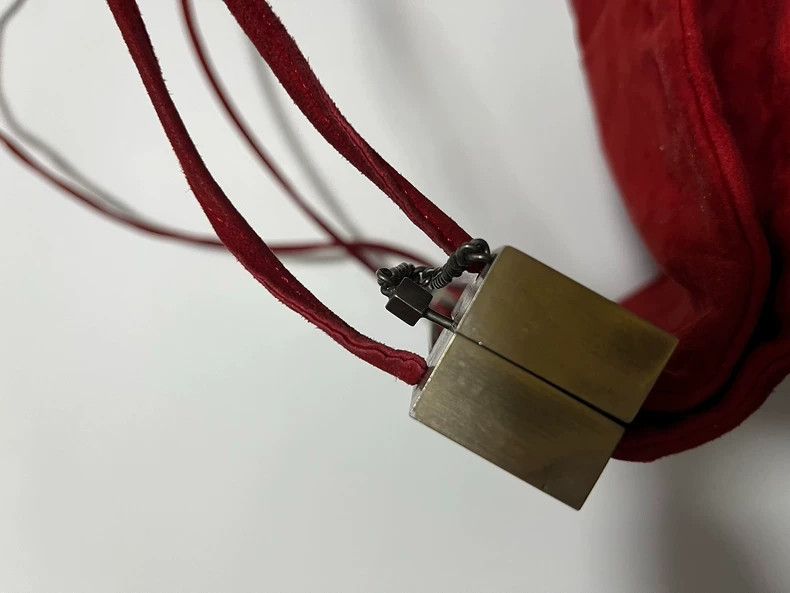 Dirk Bikkembergs Dirk Bikkembergs Red Metal-Studded Shoulder Bag Size ONE SIZE - 9 Thumbnail