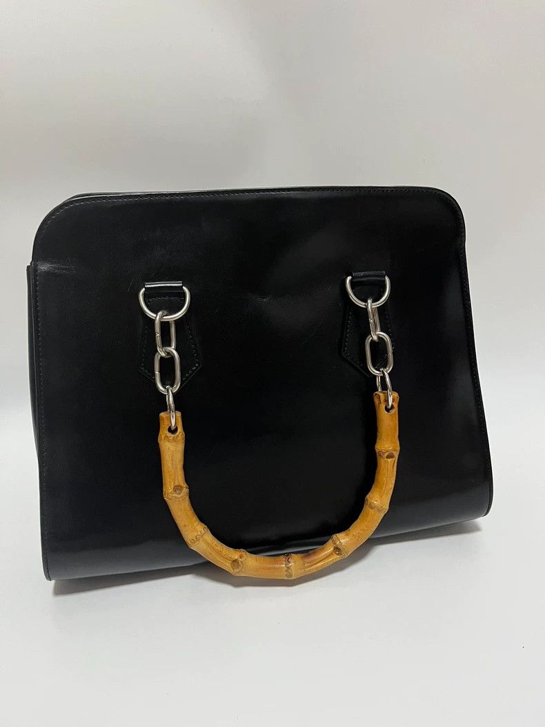 Comme des Garcons Comme des Garçons Black Bamboo Handbag Size ONE SIZE - 5 Thumbnail