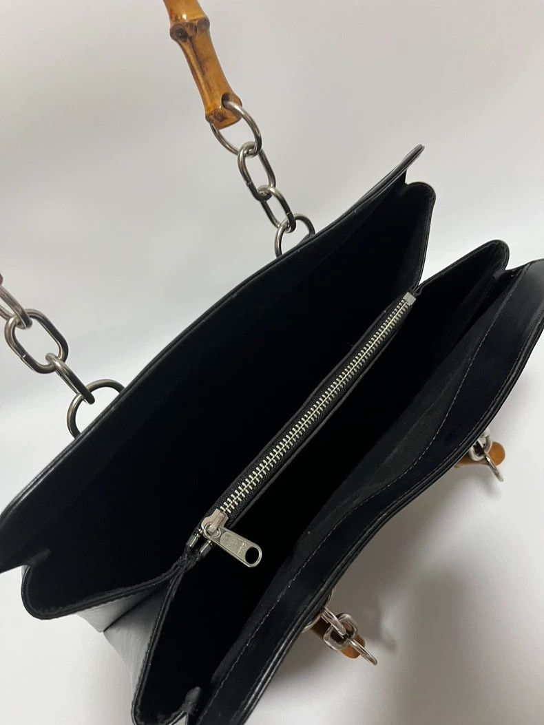 Comme des Garcons Comme des Garçons Black Bamboo Handbag Size ONE SIZE - 6 Thumbnail
