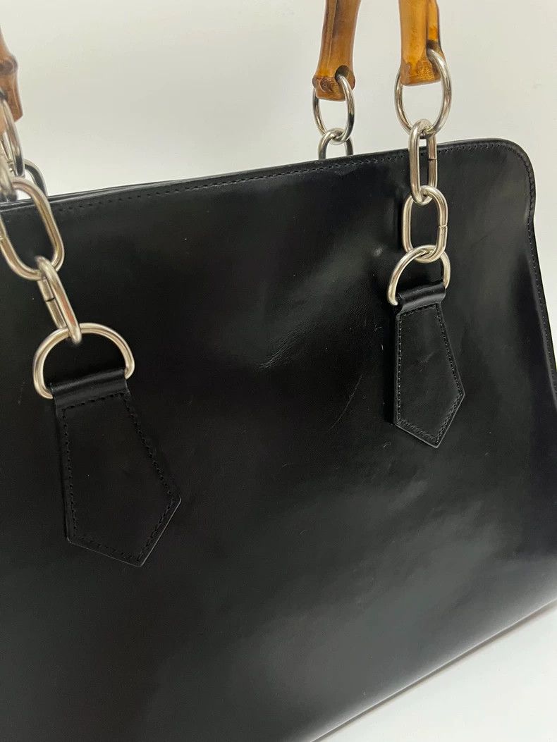 Comme des Garcons Comme des Garçons Black Bamboo Handbag Size ONE SIZE - 4 Thumbnail