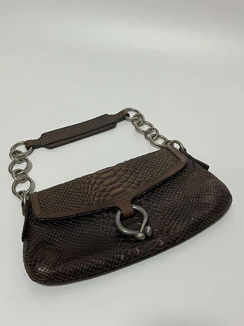 Kenzo Kenzo Python Skin Handbag with Storage Bag Size ONE SIZE - 2 Thumbnail