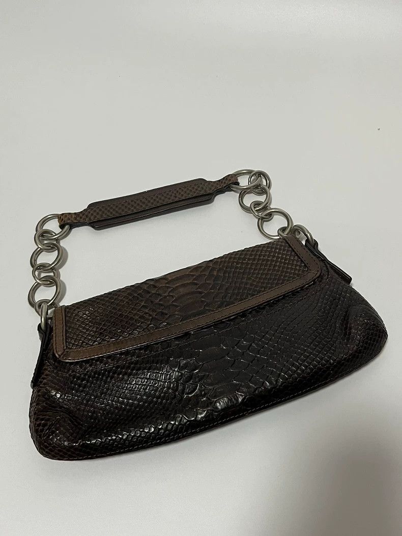 Kenzo Kenzo Python Skin Handbag with Storage Bag Size ONE SIZE - 5 Thumbnail