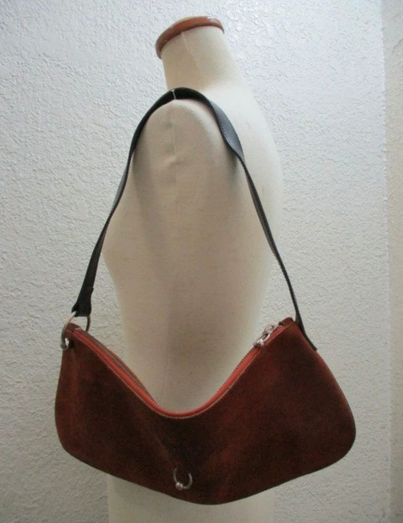 Jean Paul Gaultier Jean Paul Gaultier Brown Leather Underarm Bag Size ONE SIZE - 6 Thumbnail
