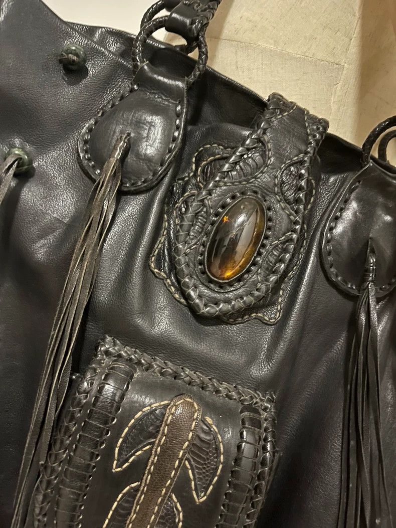 Isabel Marant Bohemian Style Tote Bag with Fringe Size ONE SIZE - 3 Thumbnail