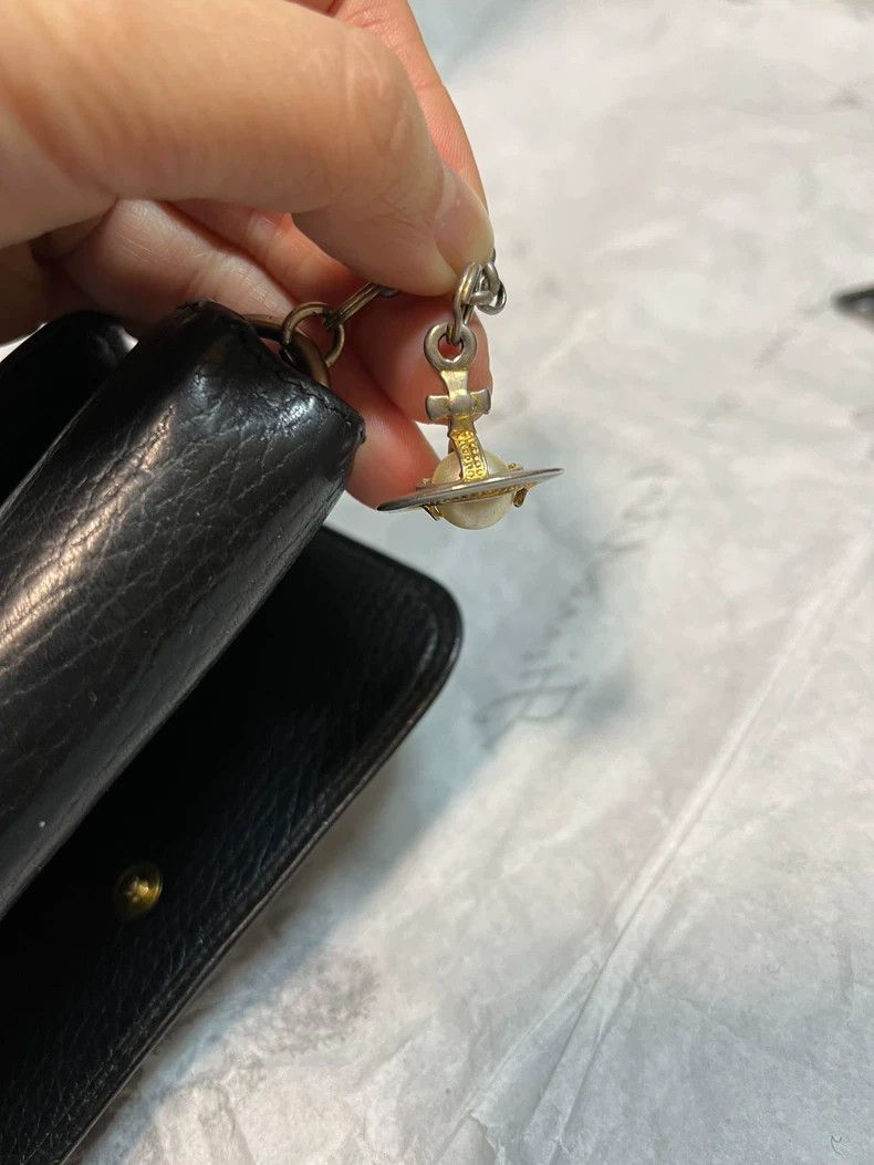 Vivienne Westwood Vivienne Westwood Wallet with Saturn Pendant Size ONE SIZE - 3 Thumbnail