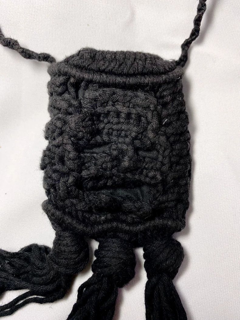 Undercover Undercover Skull Woven Small Bag Wallet Size ONE SIZE - 2 Thumbnail